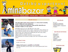 Tablet Screenshot of aminabazar.cz